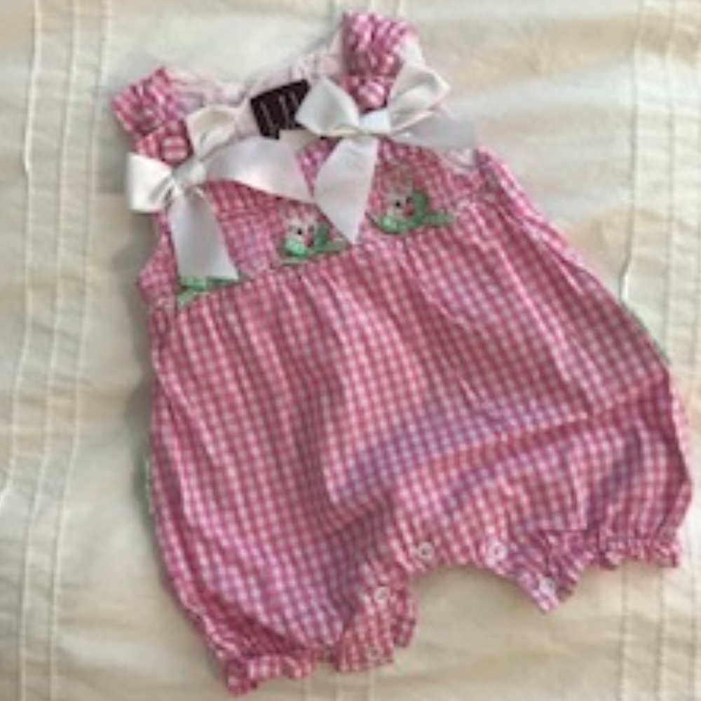 Gingham Romper